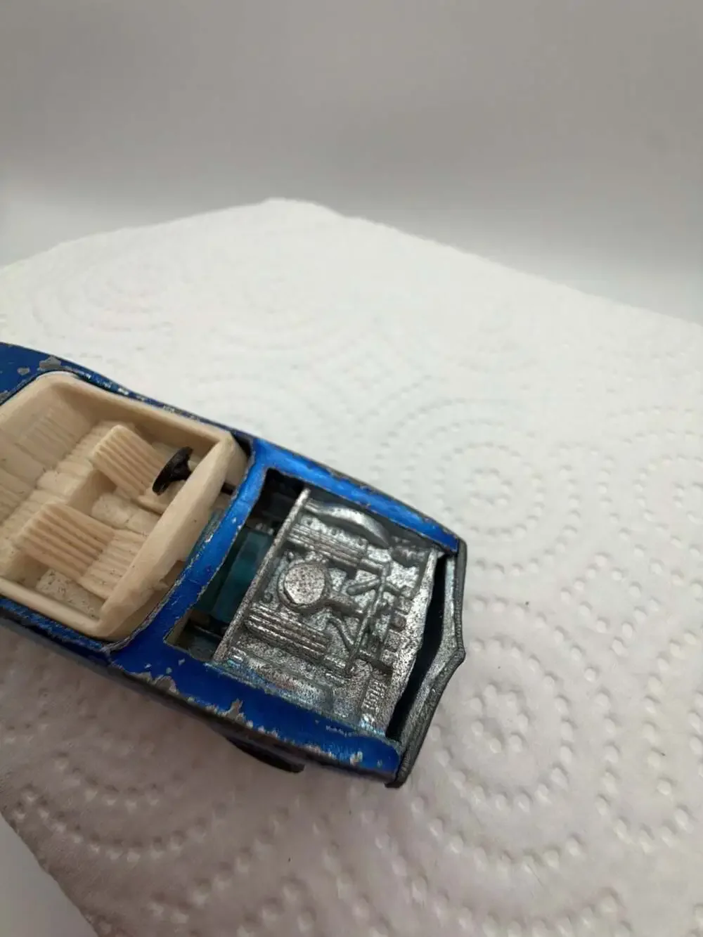 Hot Wheels Redline Custom Firebird Blue with White Interior Diecast Toy Car